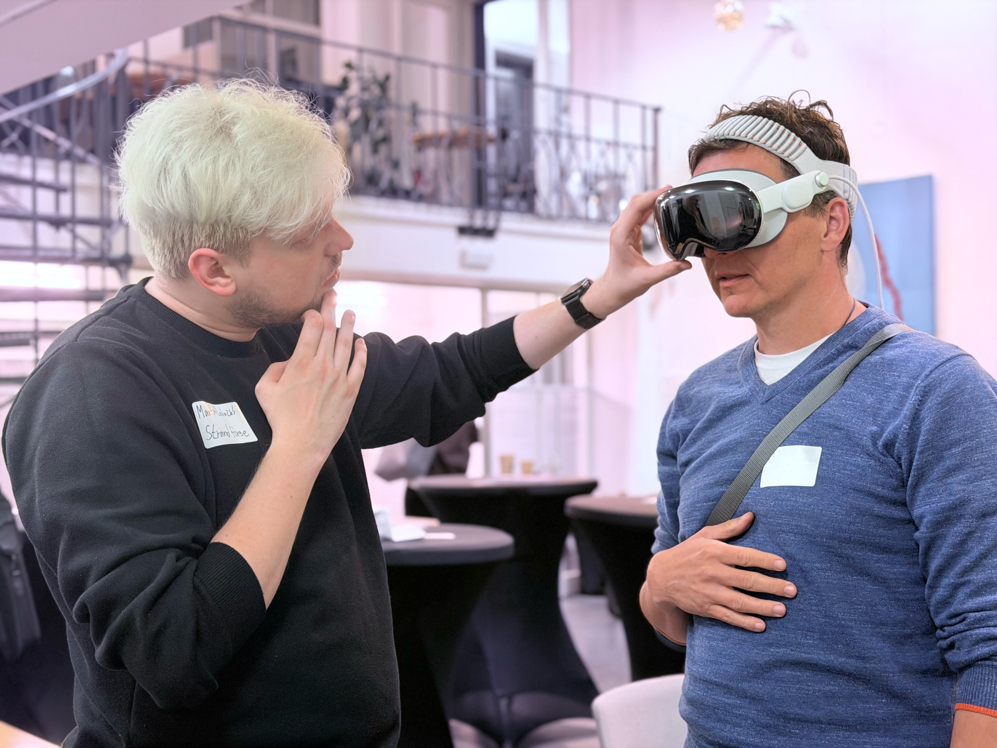 Strand Forge at WIRED Young Guns with Apple Vision Pro